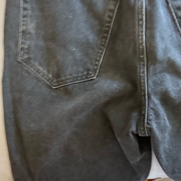 Perfect 90s cut offs made from Agolde Dara Jeans in Black Size 24 (fit like 26) - Picture 10 of 16